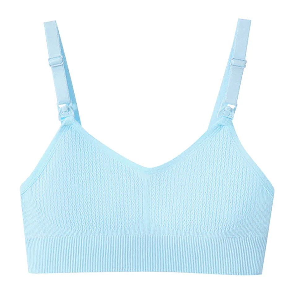 Soutien-gorge allaitement bretelles amovibles - Bleu / XS - Soutien-gorge d’allaitement