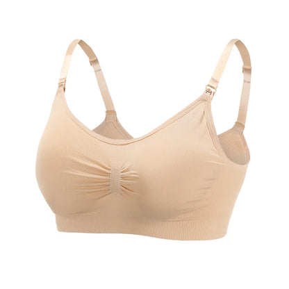 Soutien-gorge allaitement coton - Peau / M - Soutien-gorge d’allaitement