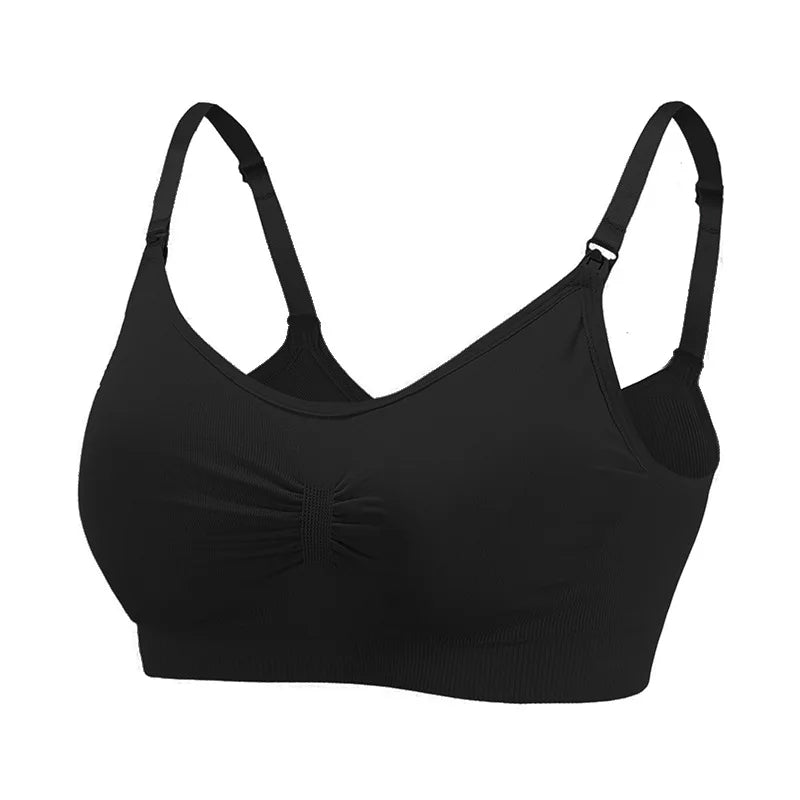 Soutien-gorge allaitement coton - Noir / M - Soutien-gorge d’allaitement