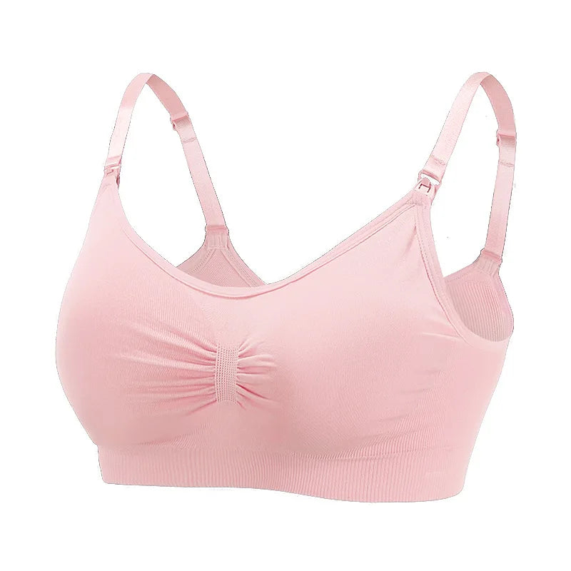 Soutien-gorge allaitement coton - Rose / M - Soutien-gorge d’allaitement