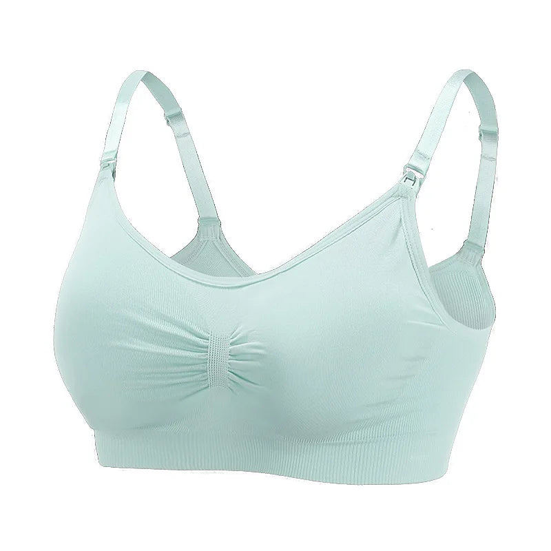 Soutien-gorge allaitement coton - Vert clair / M - Soutien-gorge d’allaitement