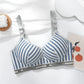 Soutien-gorge allaitement coton bio - Bleu / 34 - Soutien-gorge d’allaitement