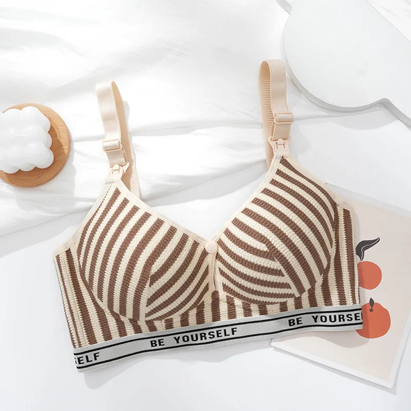 Soutien-gorge allaitement coton bio - Peau / 34 - Soutien-gorge d’allaitement