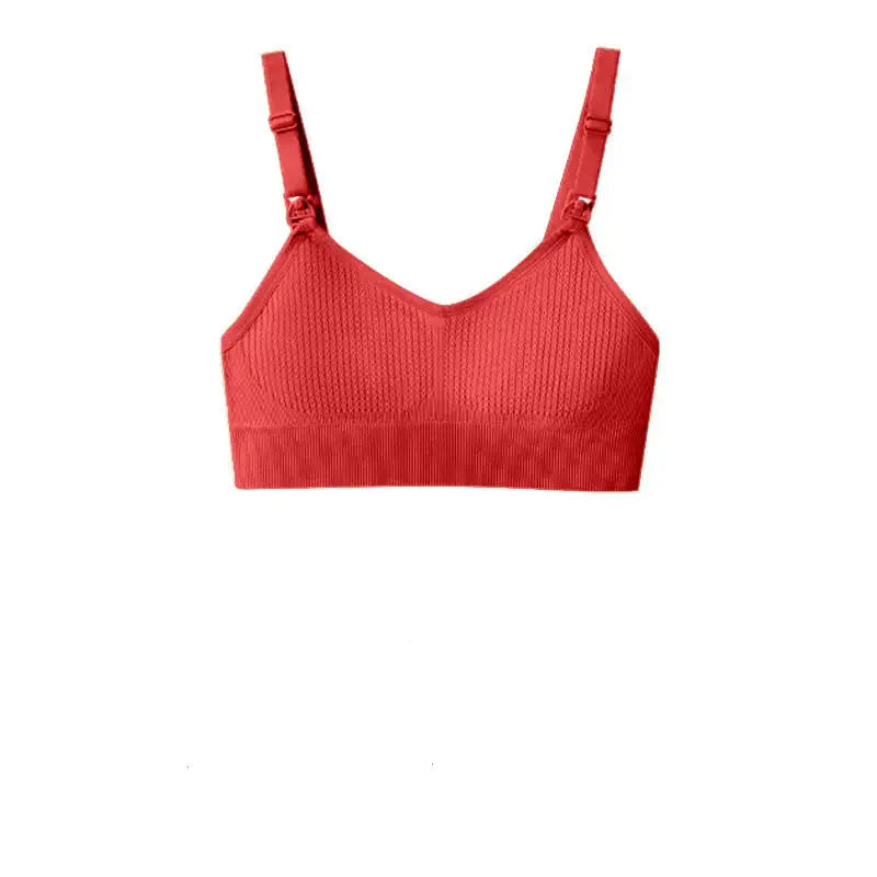 Soutien-gorge allaitement dos nu - Rouge / XS - Soutien-gorge d’allaitement