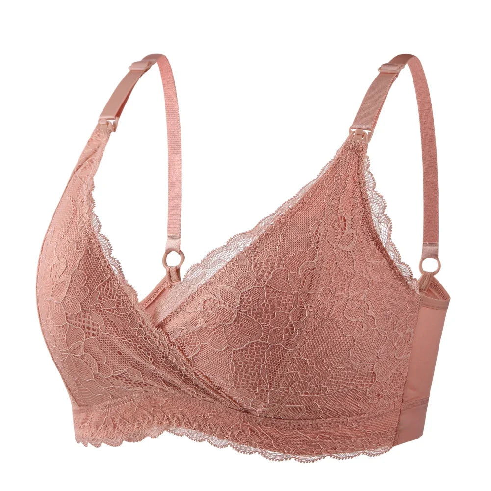 Soutien-gorge allaitement joli - Rose / S - Soutien-gorge d’allaitement