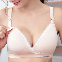 Soutien-gorge allaitement sans armature en coton - Soutien-gorge d’allaitement