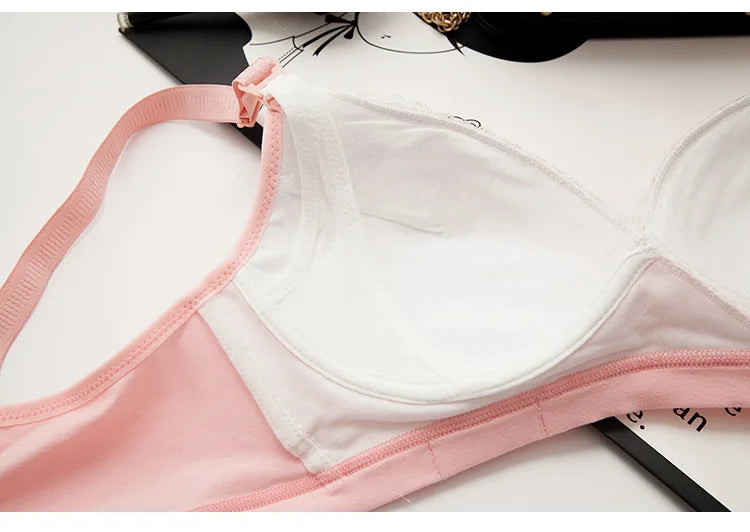 Soutien-gorge allaitement sans armature en coton - Soutien-gorge d’allaitement