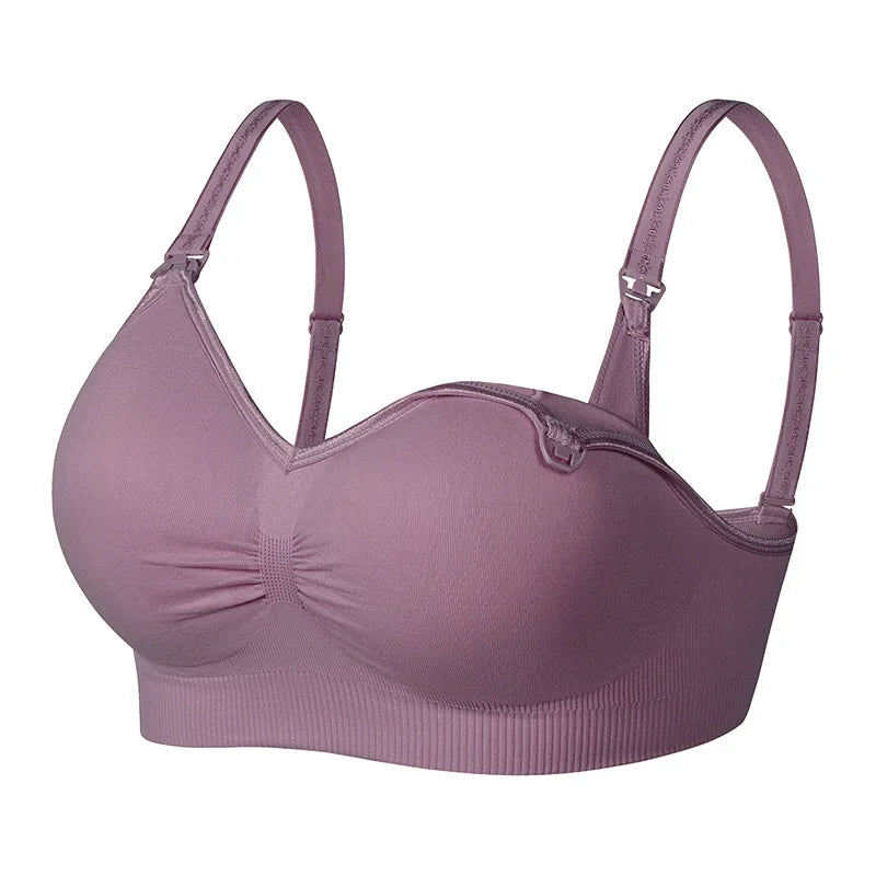 Soutien-gorge d’allaitement - Mauve / M - Soutien-gorge d’allaitement