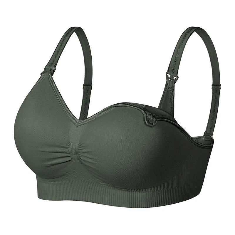 Soutien-gorge d’allaitement - Vert feuille / M - Soutien-gorge d’allaitement