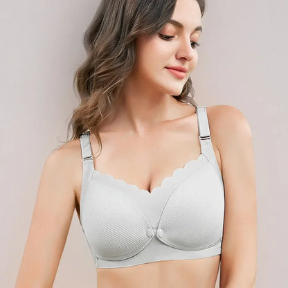 Soutien-gorge d’allaitement à boutons - Gris / 34 75 - Soutien-gorge d’allaitement