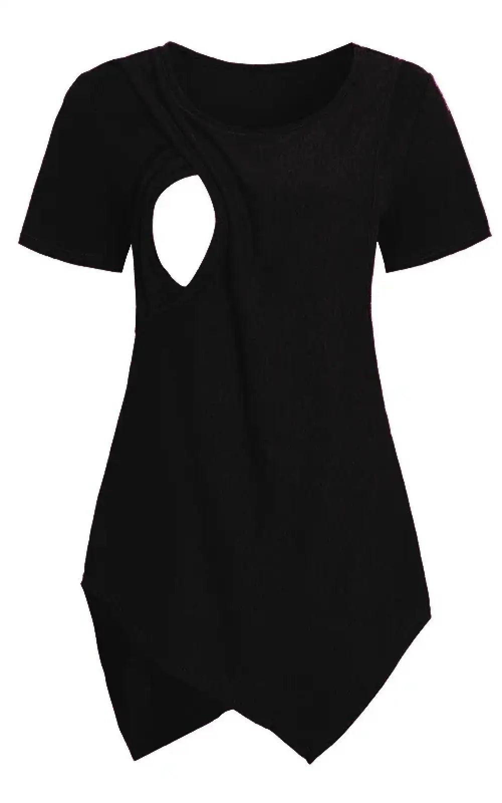 T-shirt allaitement coton noir