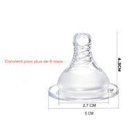 Tétine allaitement mixte - plus de 6 mois débit rapide - Tétine allaitement