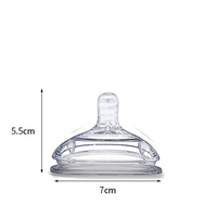Tétine d’allaitement - Silicone 2pcs - Tétine allaitement