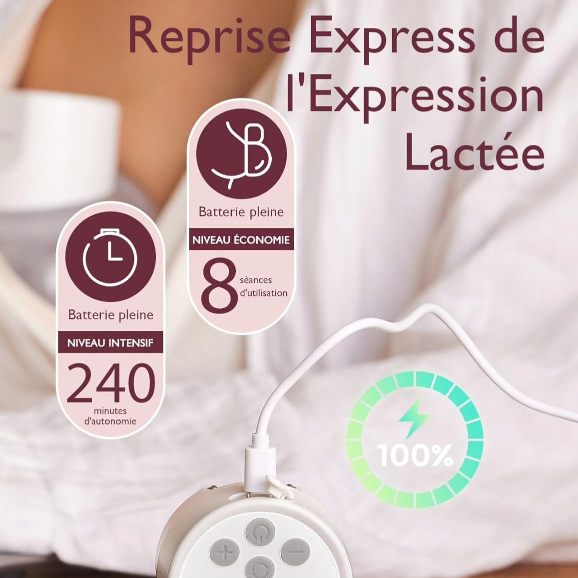 Tire lait électrique double - Tire-lait électrique