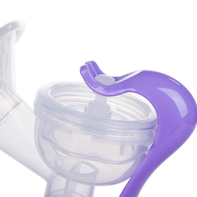 Tire-lait manuel avec pompe - Violet - Tire-lait manuel