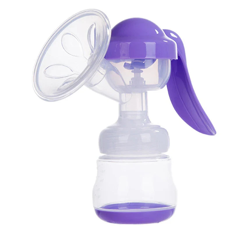 Tire-lait manuel avec pompe - Violet - Tire-lait manuel