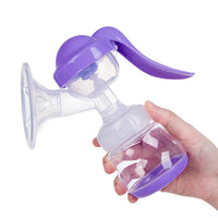 Tire-lait manuel avec pompe - Violet - Tire-lait manuel
